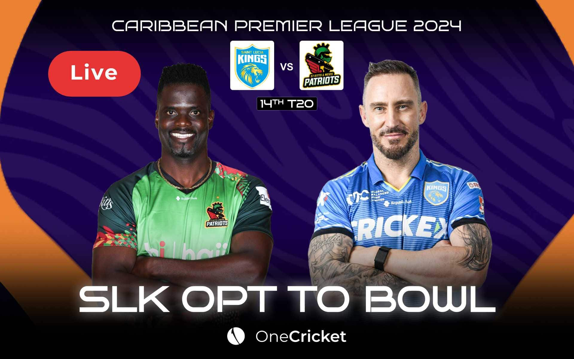 CPL 2024, SLK Vs SKNP, Match 14 Live Score: Match Updates, Highlights And Live Streaming